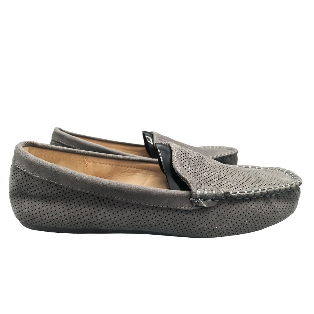 Gray loafer flats‎ size 8